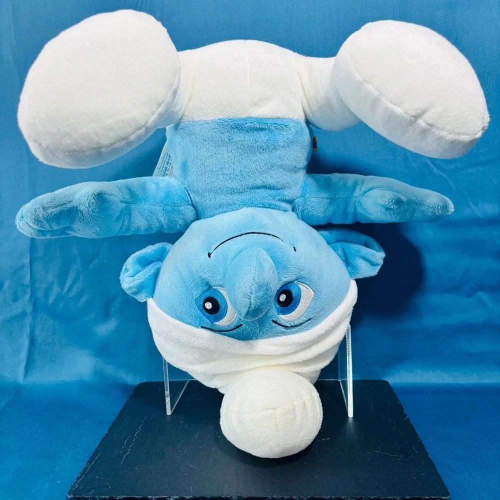 The Smurfs Papa Smurf Plush Stuffed Toy White Hat 13